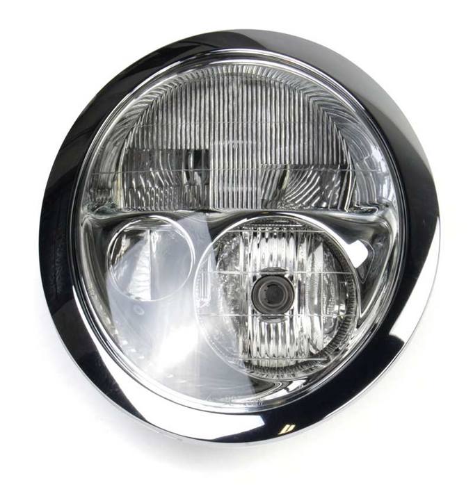 Mini Headlight Assembly – Passenger Side (Halogen) 63126911706 – Hella 010071021