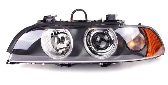 BMW Headlight Assembly – Driver Side (Xenon) (w/ Clear Turnsignal) 63126912439