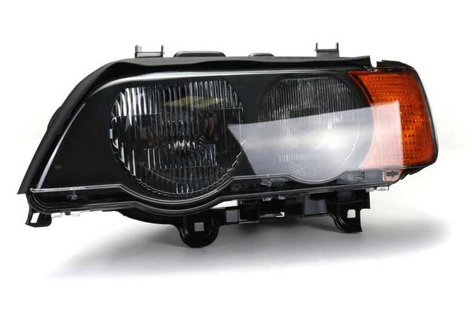 BMW Headlight Assembly – Driver Side (Halogen) (Amber Turnsignal) 63126930209