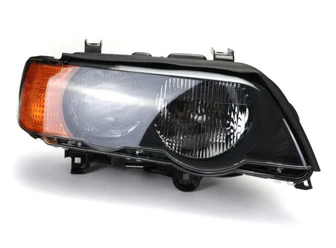 BMW Headlight Assembly – Passenger Side (Halogen) (Amber Turnsignal) 63126930210