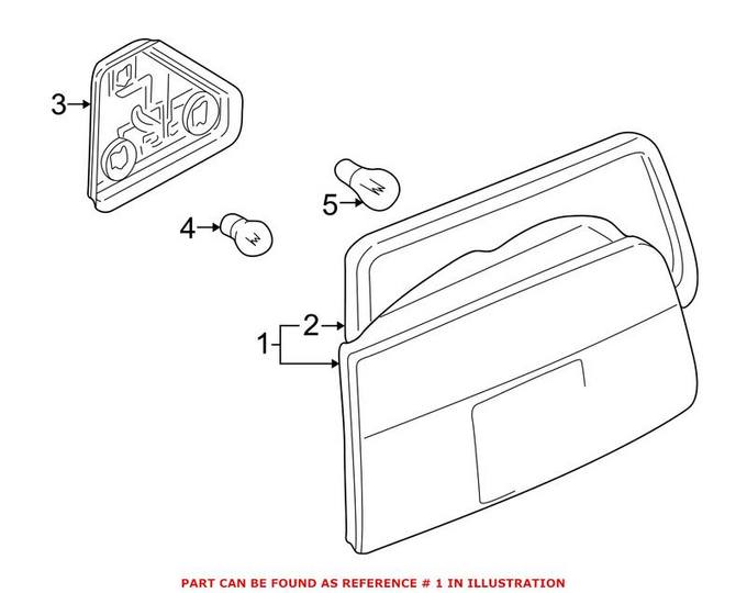 Tail Light Assembly – Rear Driver Left