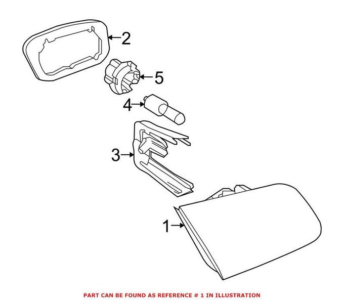 Tail Light Assembly – Driver Side Inner