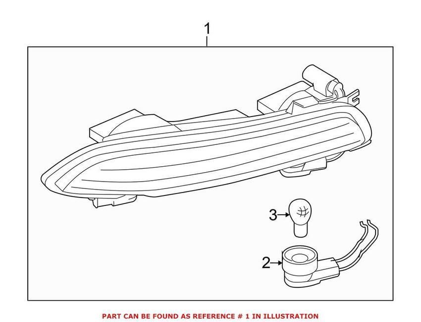 Tail Light Assembly – Driver Side Lower