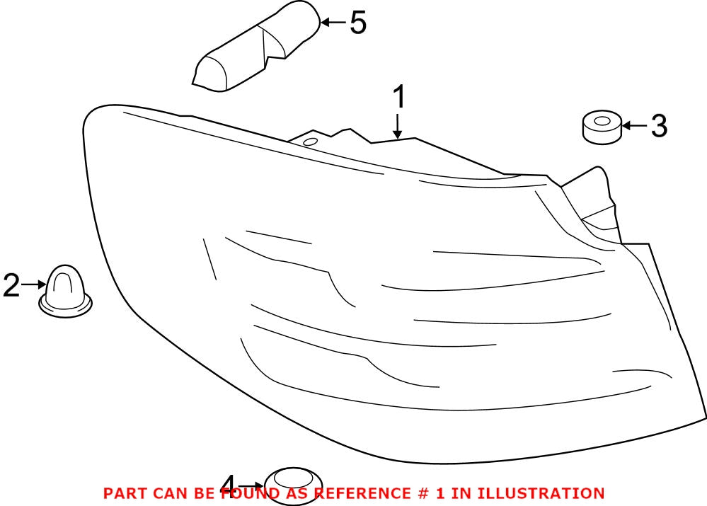 Tail Light Assembly – Rear Driver Left