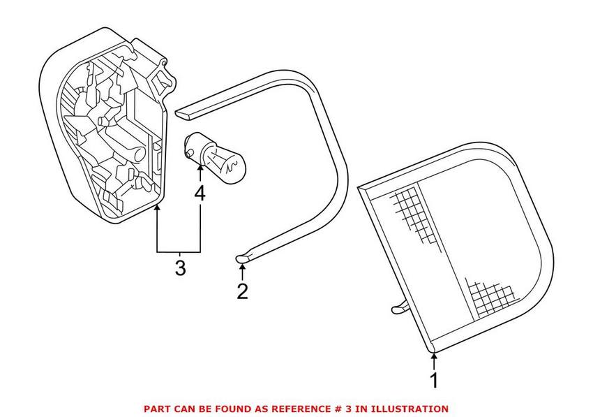 Tail Ligh Bulb Socket – Driver Side Inner