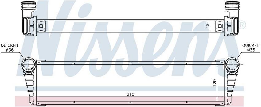 Porsche Radiator 99710603702 – Nissens 63798