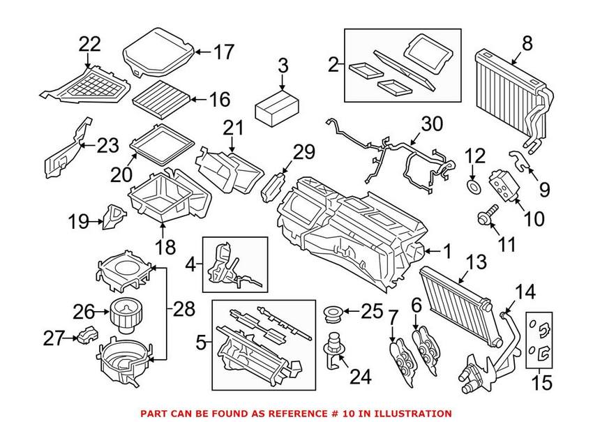 BMW A/C Expansion Valve 64116823978