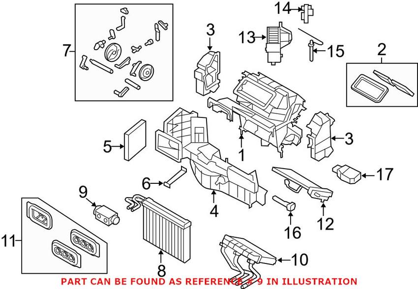 BMW A/C Expansion Valve 64116841534 – Genuine BMW