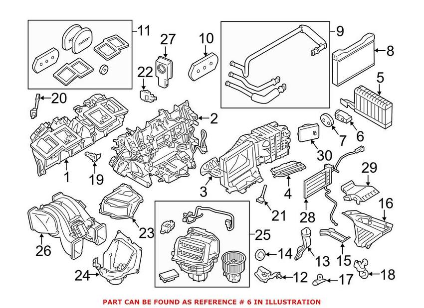 BMW A/C Expansion Valve – Front 64119159803