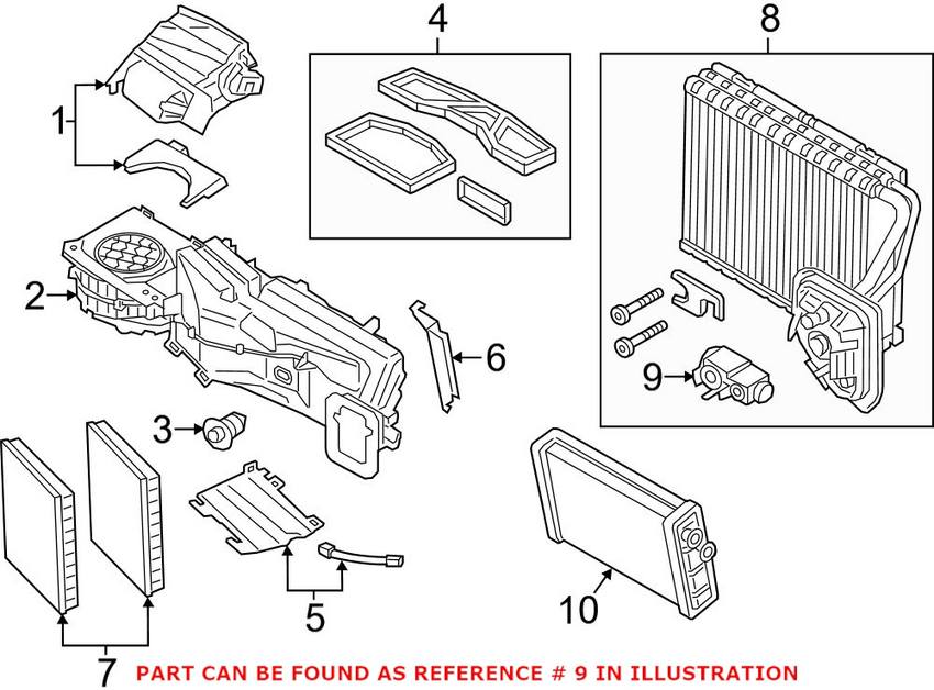 BMW A/C Expansion Valve 64119361709 – Genuine BMW