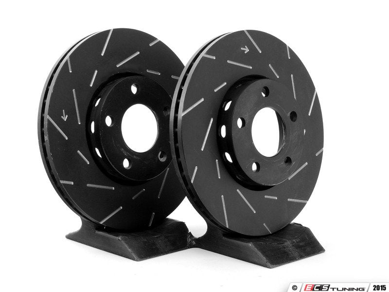 Front Slotted Brake Rotors - Pair (288x25)