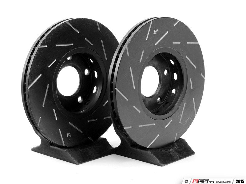 Front Slotted Brake Rotors - Pair (288x25)