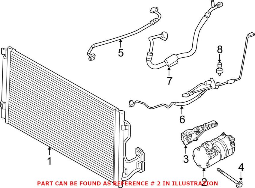 BMW A/C Compressor 64506805072 – Genuine BMW