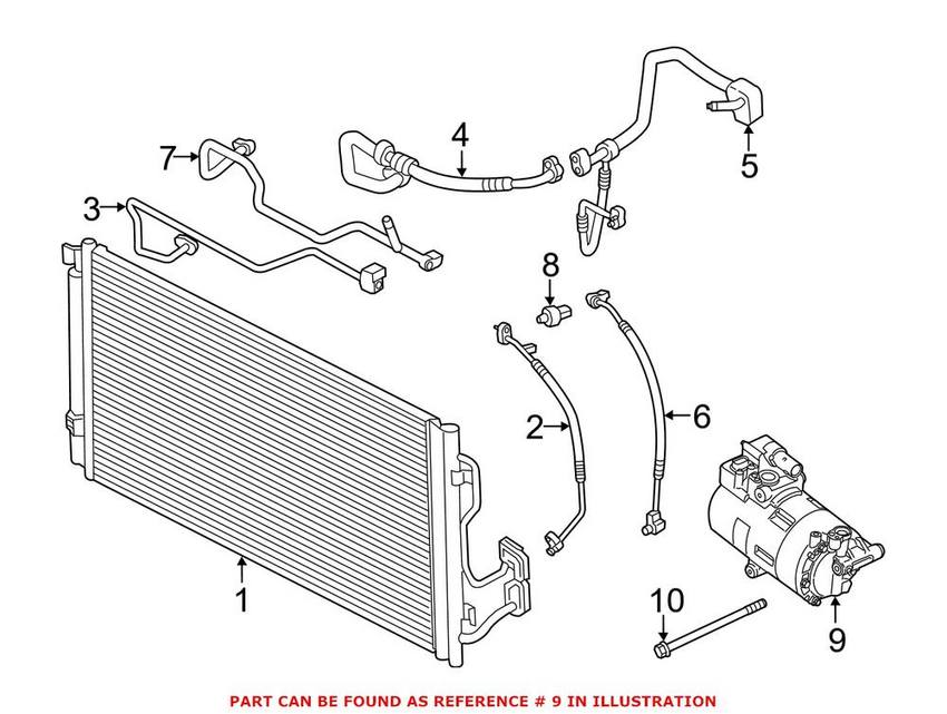 BMW A/C Compressor 64526830620