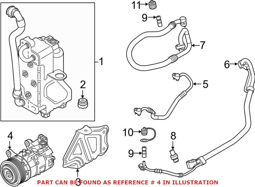 BMW A/C Compressor 64526926545 – Genuine BMW