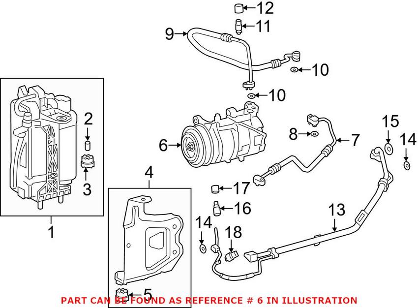 BMW A/C Compressor 64526994082 – Genuine BMW