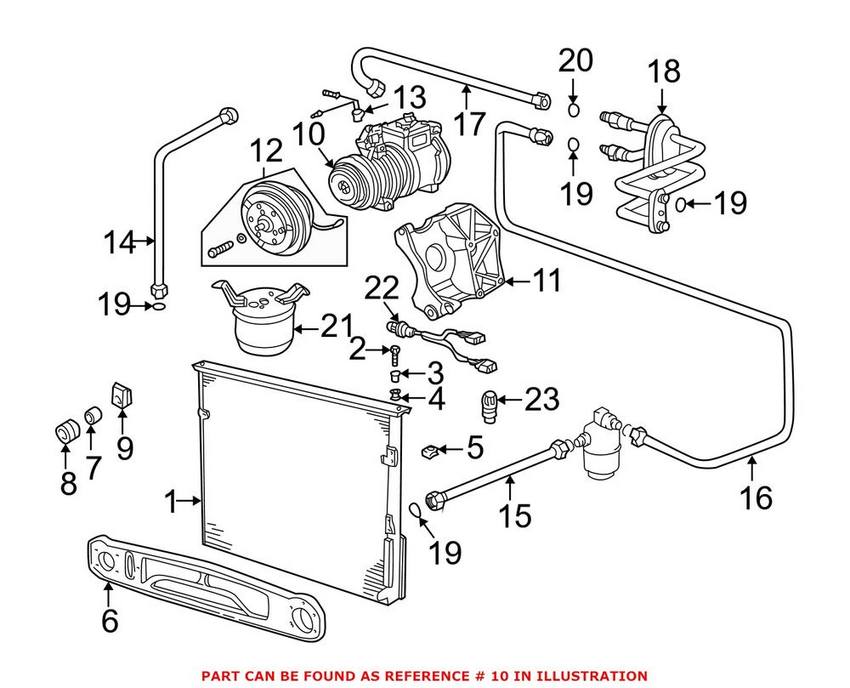 BMW A/C Compressor (New) 64528386650