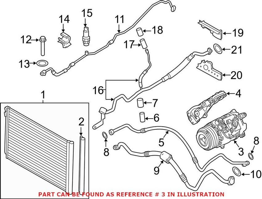 BMW A/C Compressor (New) 64529216466