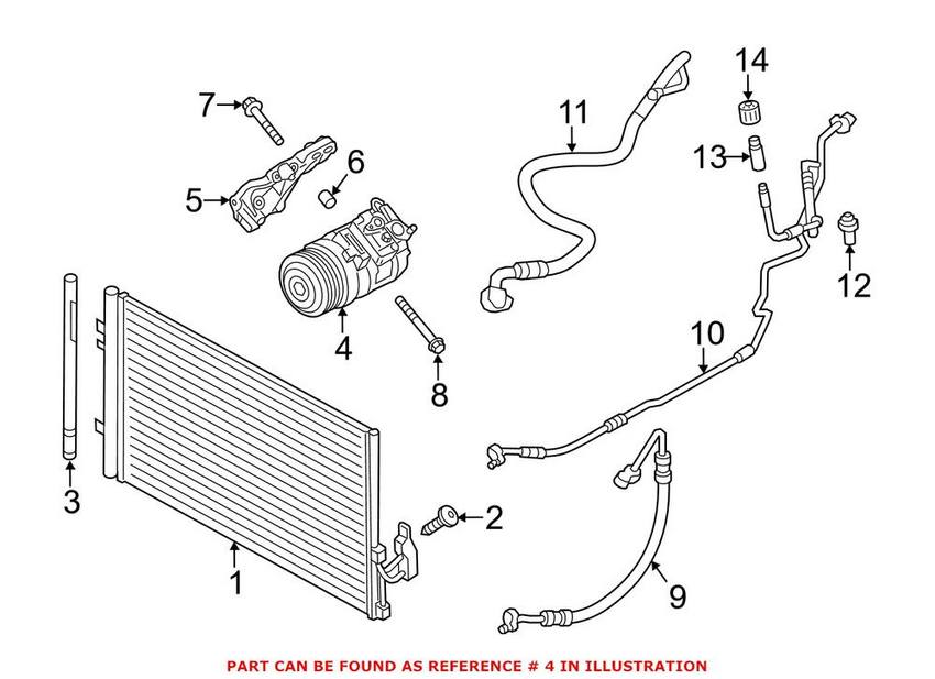 BMW A/C Compressor 64529217869