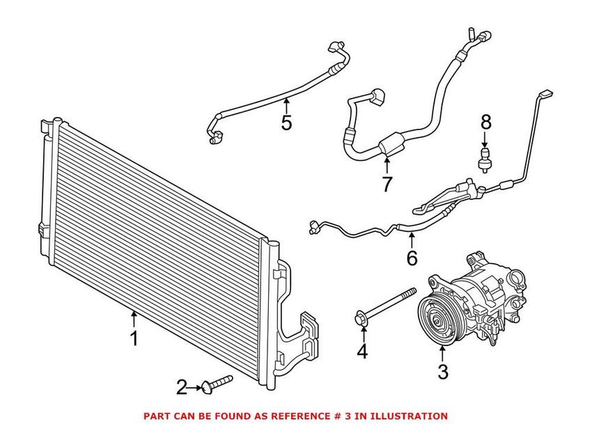 BMW A/C Compressor 64529330825