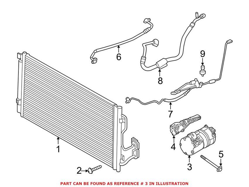 BMW A/C Compressor 64529332781