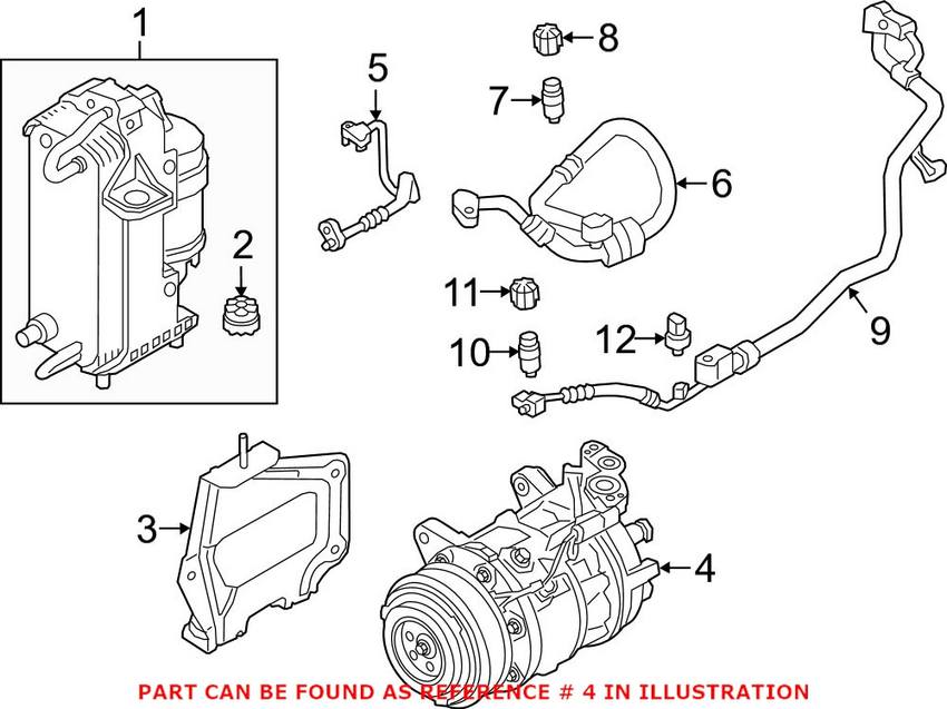 BMW A/C Compressor 64529890655 – Genuine BMW