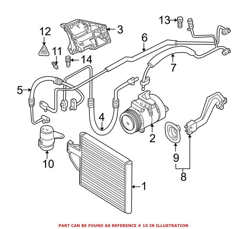 BMW A/C Receiver Drier 64538383015