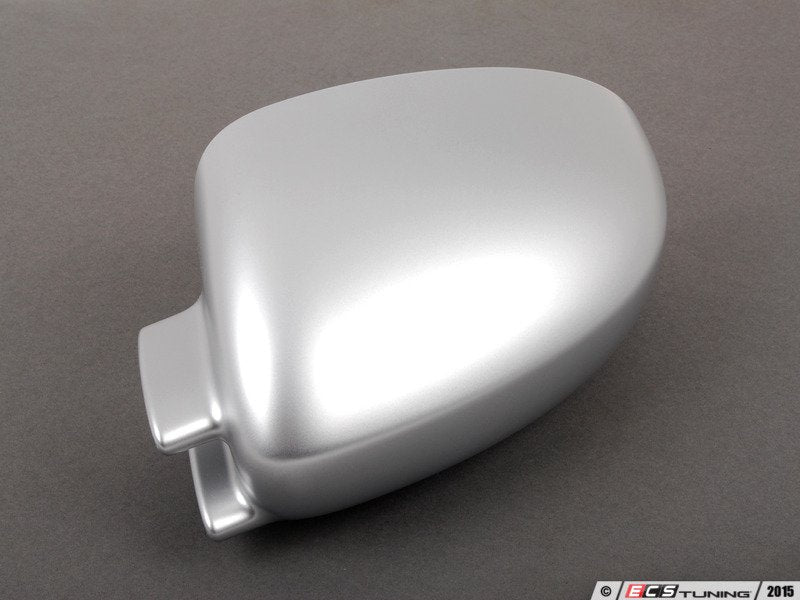 Mirror Cap - Matte Aluminum - Left