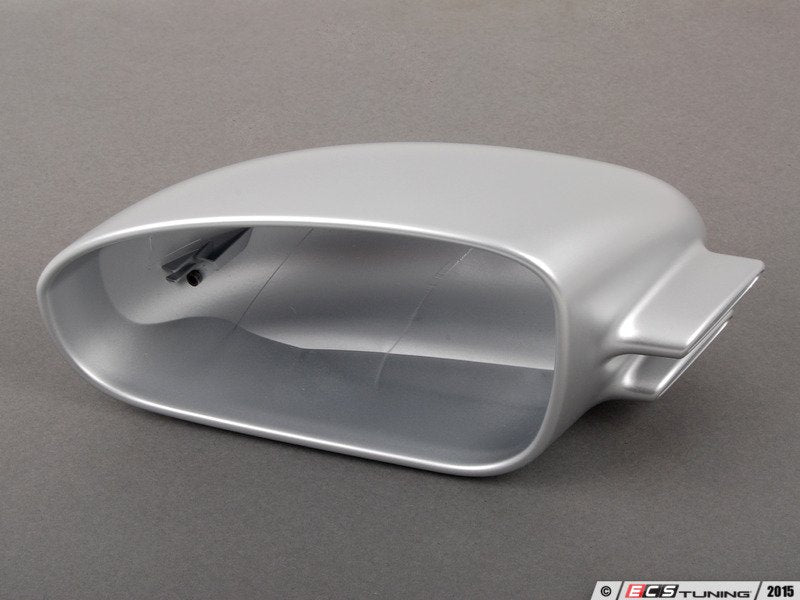 Mirror Cap - Matte Aluminum - Left