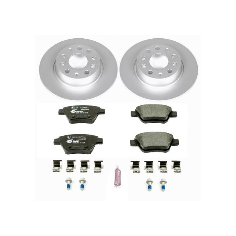 Power Stop 10-12 Audi A3 Rear Euro-Stop Brake Kit