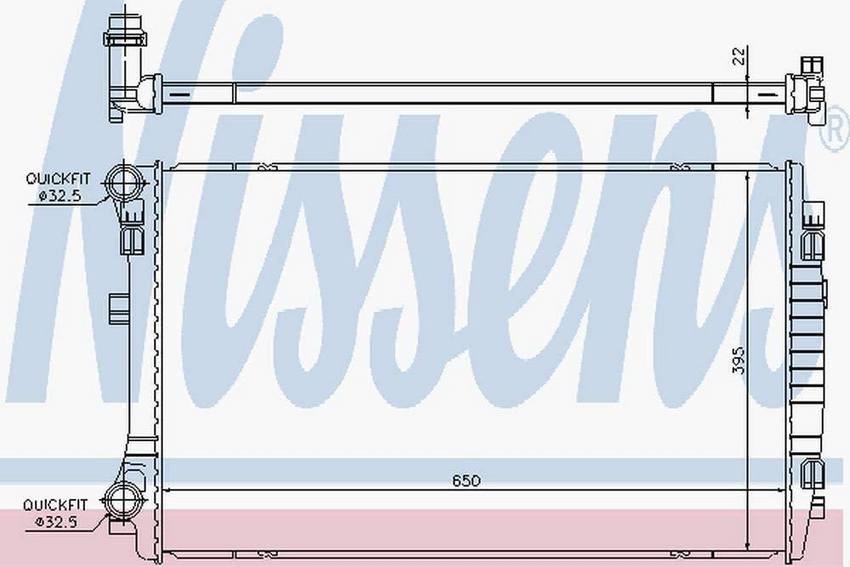 Audi Radiator 5Q0121251GD – Nissens 65303