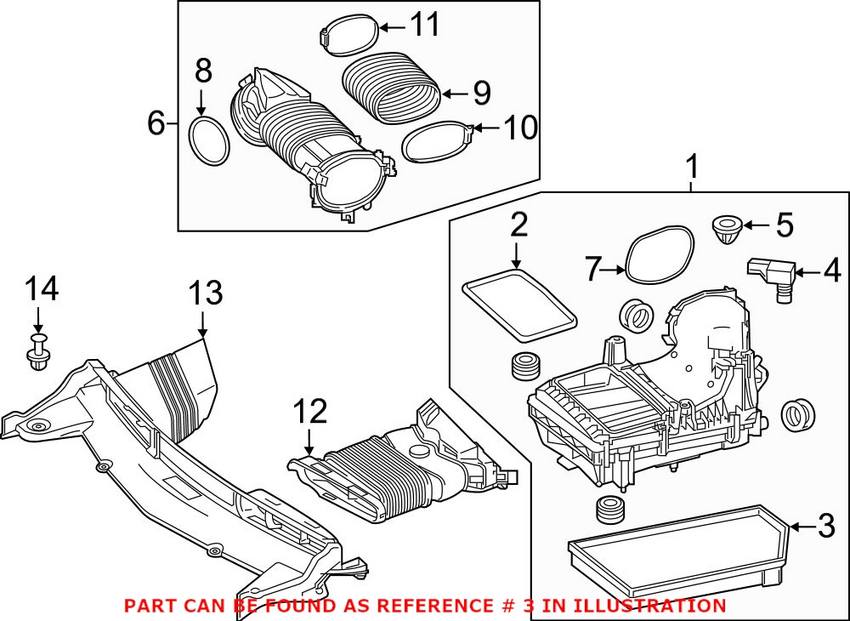 Mercedes Air Filter 6540940004 – Genuine Mercedes