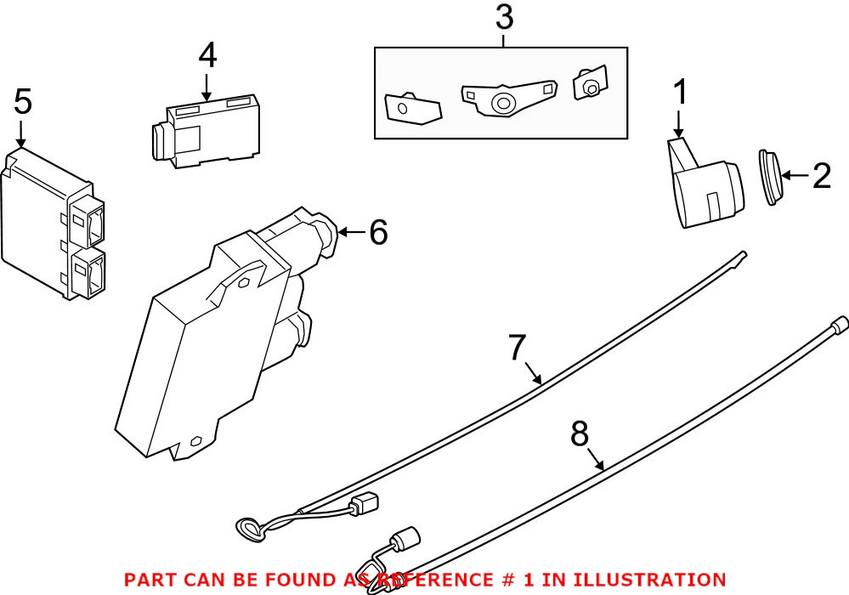 Parking Aid Sensor – Rear Outer