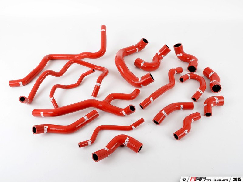 Silicone Coolant Hose Kit - Red