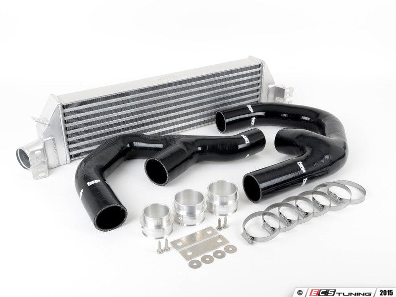 Front Mount Intercooler Kit - Black Hoses