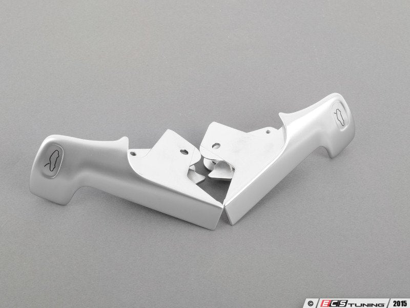 Trunk And Engine Lid Release Lever Set - Silver