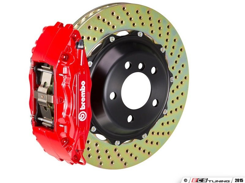 Brembo GT Front Big Brake Kit - 2 Piece Drilled Rotors (332x32)