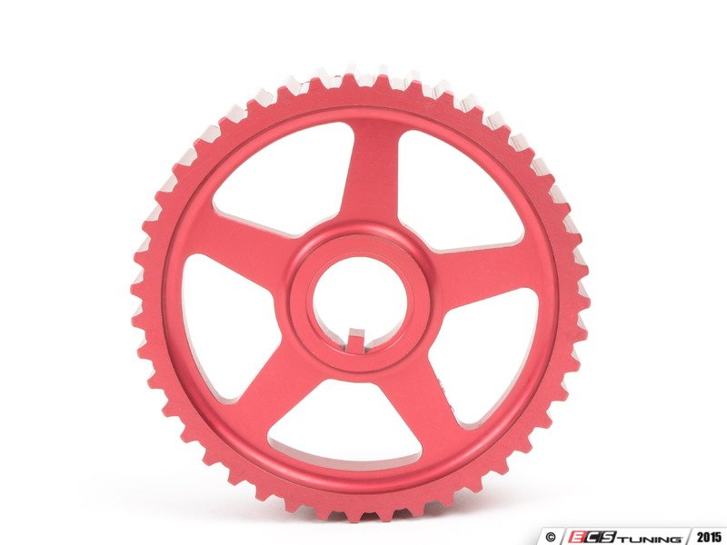 Lightweight Intermediate Shaft Pulley - Red anodized