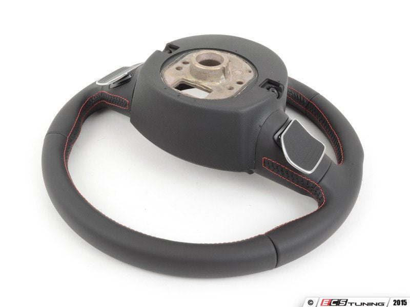 Multi Function Steering Wheel - Red Stitching