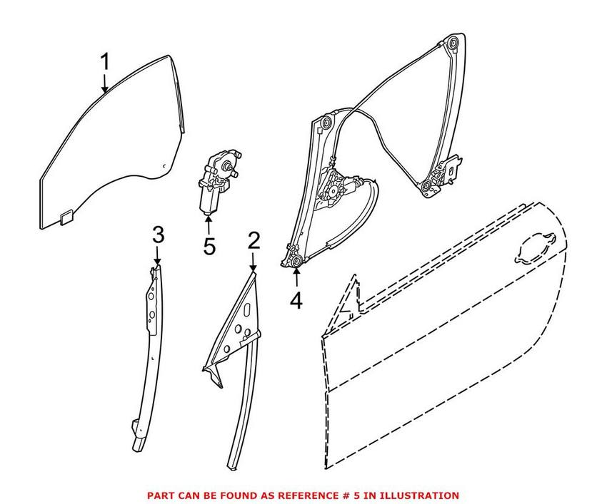 Window Motor – Front Driver Side