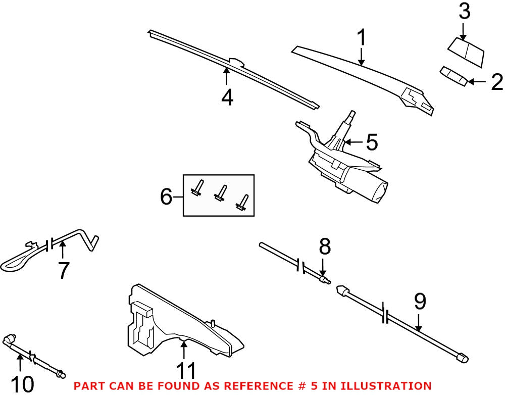 Windshield Wiper Motor – Rear