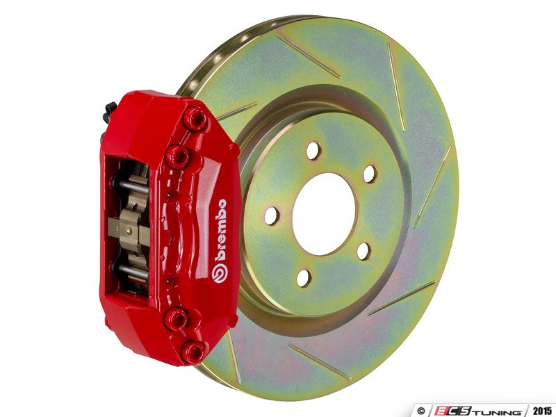 Brembo GT Front Big Brake Kit - 1 Piece Slotted Rotors (330x28)