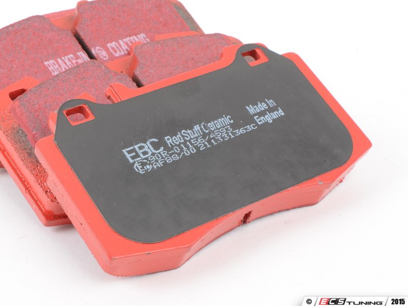 EBC Redstuff Ceramic Performance Brake Pad Set - Front