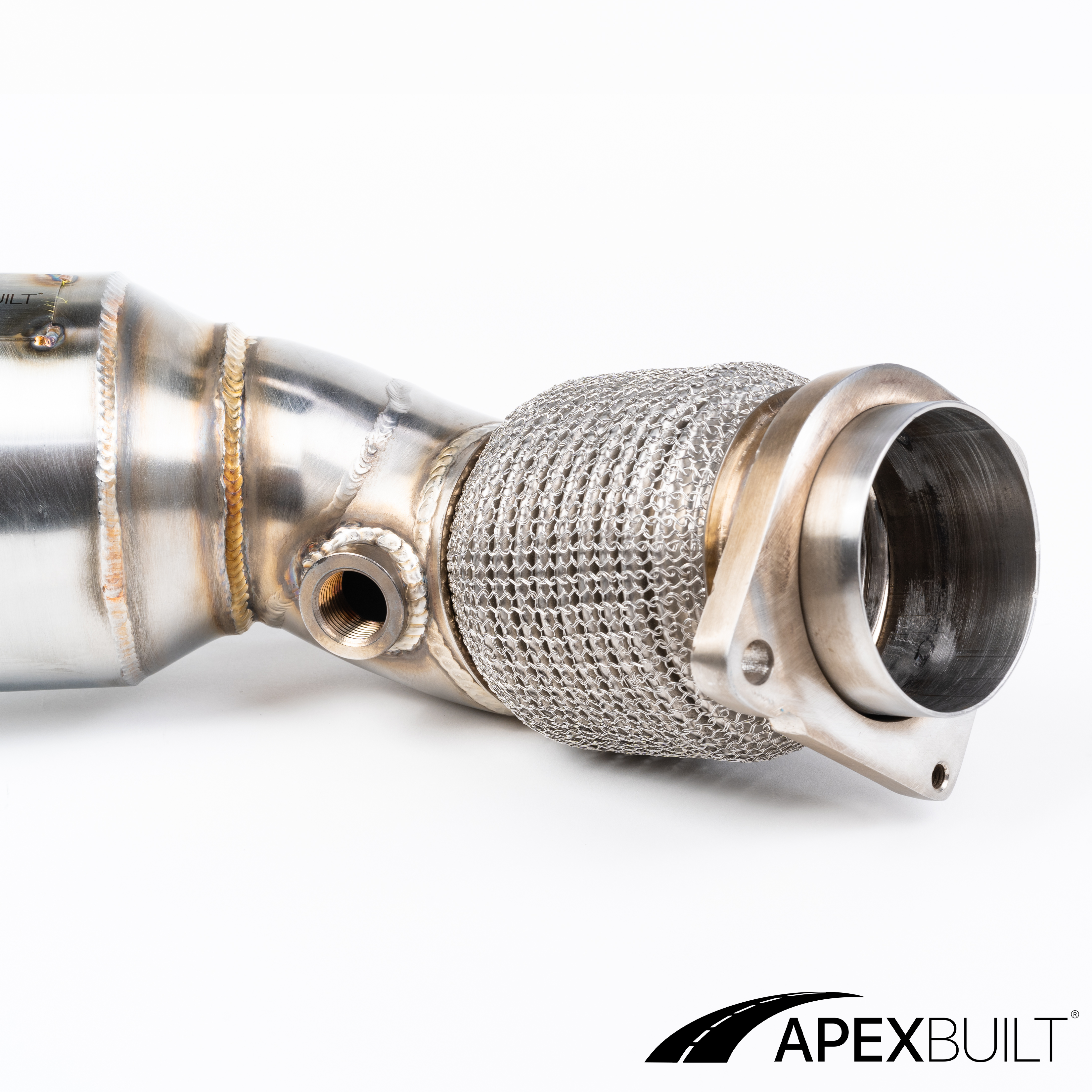 ApexBuilt® BMW F87 M2C, F80 M3, & F82/F83 M4 Resonated Race Downpipes (S55, 2015-20)