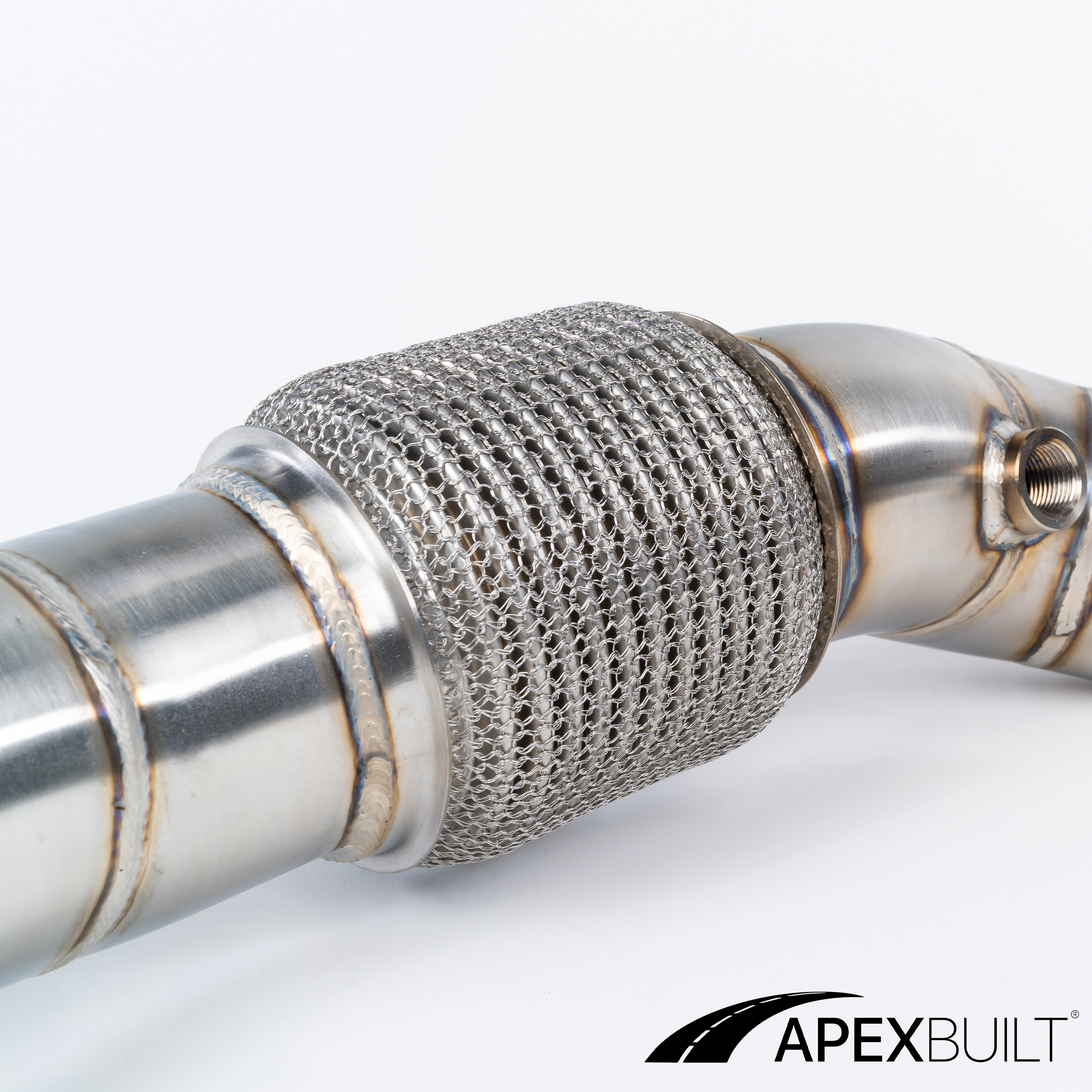 ApexBuilt® BMW G87 M2, G80 M3, & G82/G83 M4 GESI High-Flow Catted Downpipes (S58, 2021+)