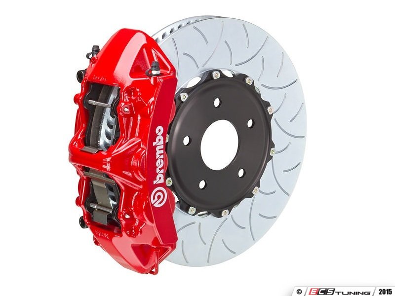 Brembo GT Front Big Brake Kit - 2-Piece Type 3 Slotted Rotors (350x34)