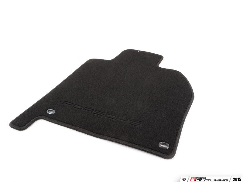 944 / 968 Porsche Script Floor Mat Set - Black