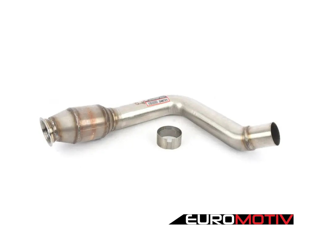 718 Boxster/Cayman 3’ Stainless Steel Performance Downpipe With 200 Cell Catalytic Converter