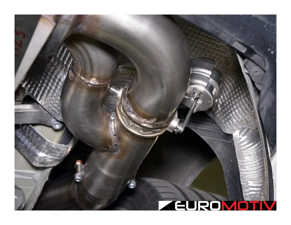 718 Boxster / Cayman Valved Turbo Back Exhaust System - Black Tips