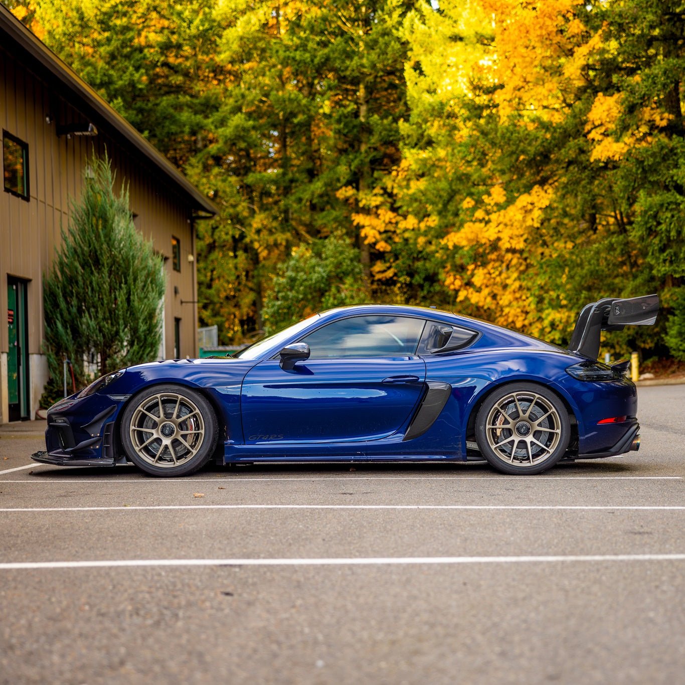 718 GT4RS Valkyrie Carbon Splitter with Dual Dive Planes